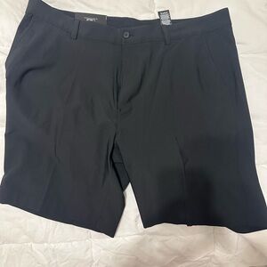Greg Norman Men’s Performance Stretch Golf Shorts Sz 38, NWT Black